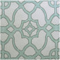 SeaGlass Blue Geometric Printed Sheer Curtain