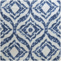 Plaza Blue Geometric Swatch