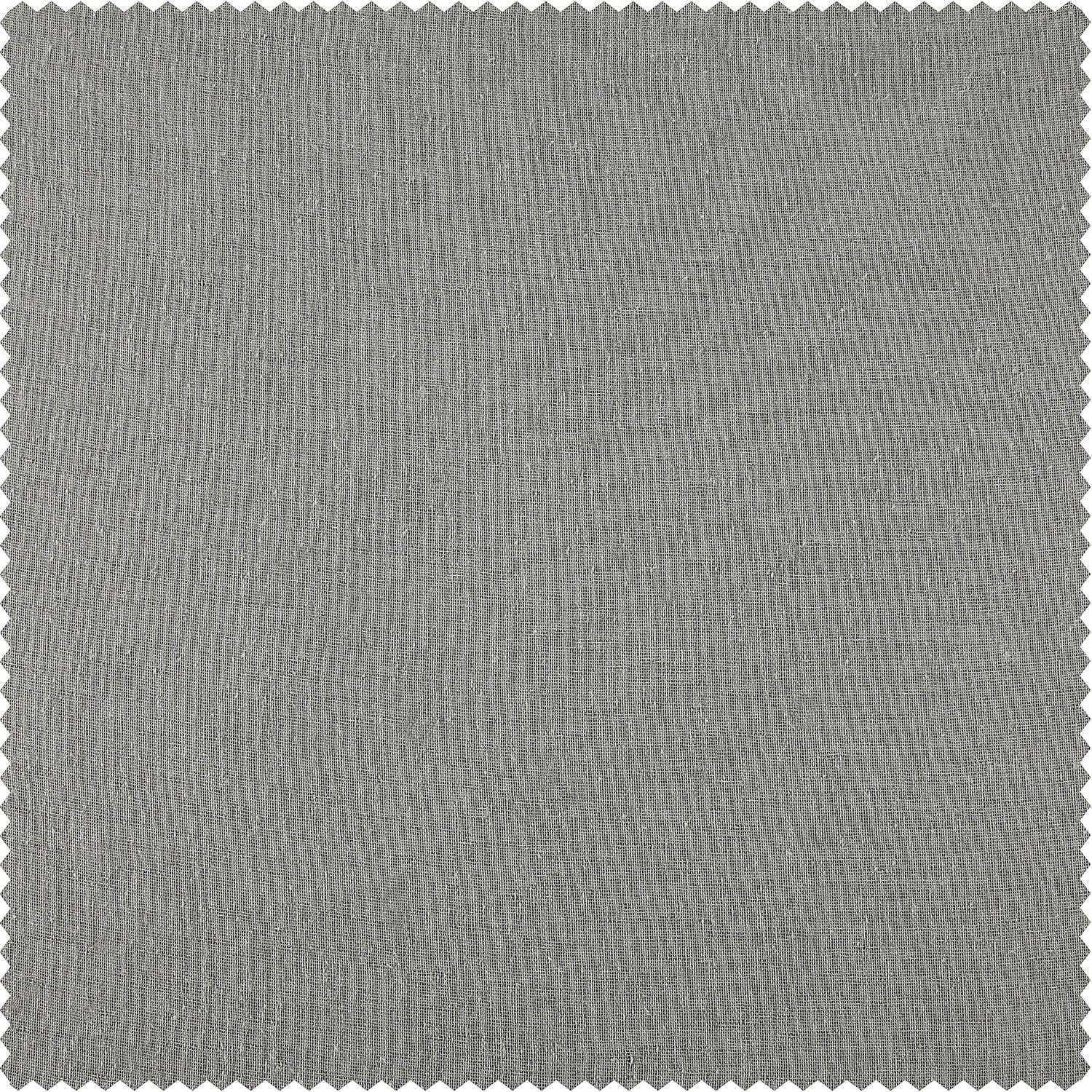 Paris Greige Textured Faux Linen Sheer Custom Curtain - HalfPriceDrapes.com