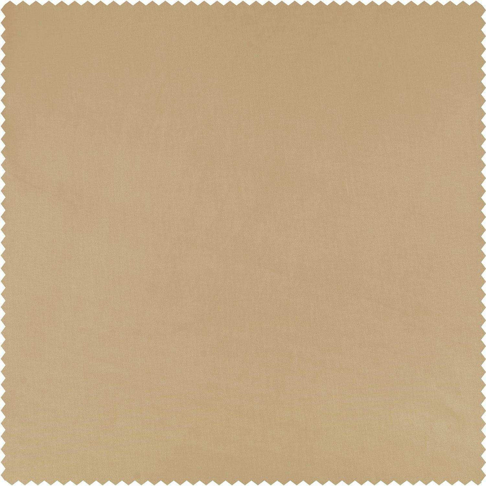 Double Layered Soft Tan Sheer Custom Curtain