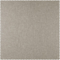 Sand Tan Faux Linen Sheer Curtain Pair (2 Panels)
