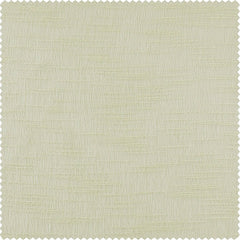 Worldly Cream Faux Linen Sheer Curtain Pair (2 Panels)