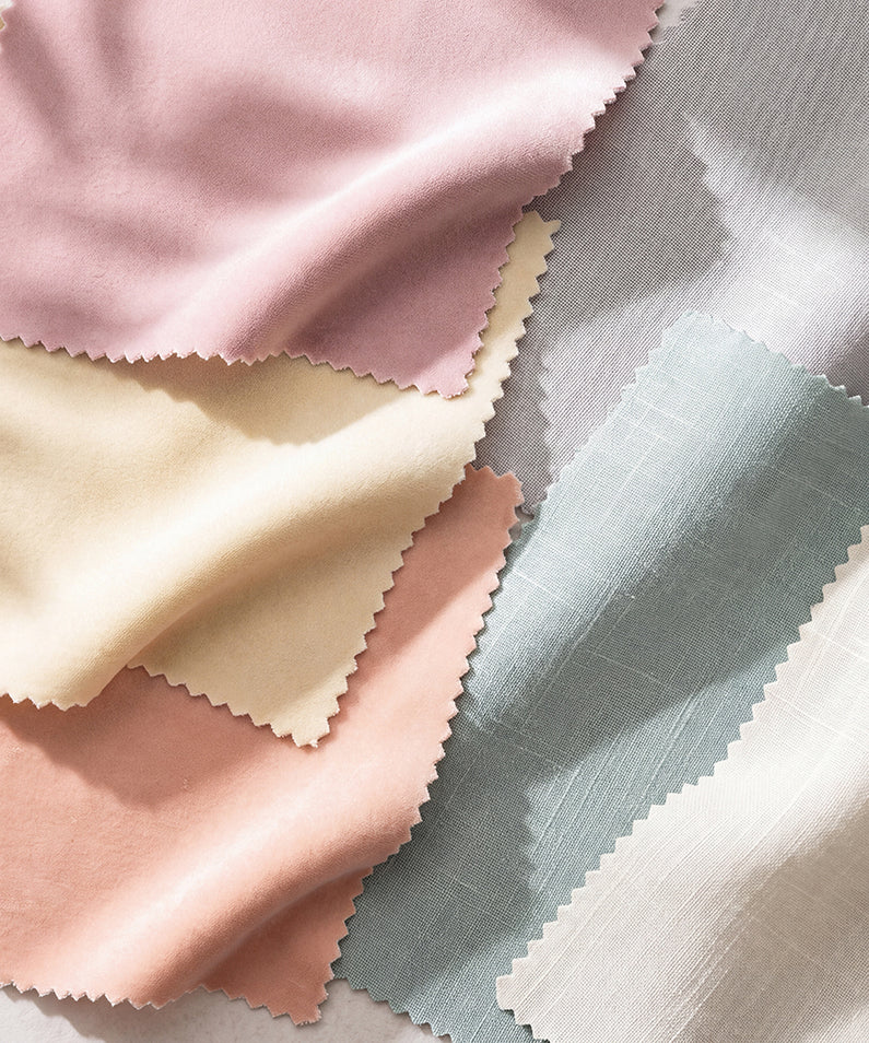 Soft Pastels: Dreamy shades of ivory, blush, dusty pink, and soft teal bring a gentle, fresh feel to any space.