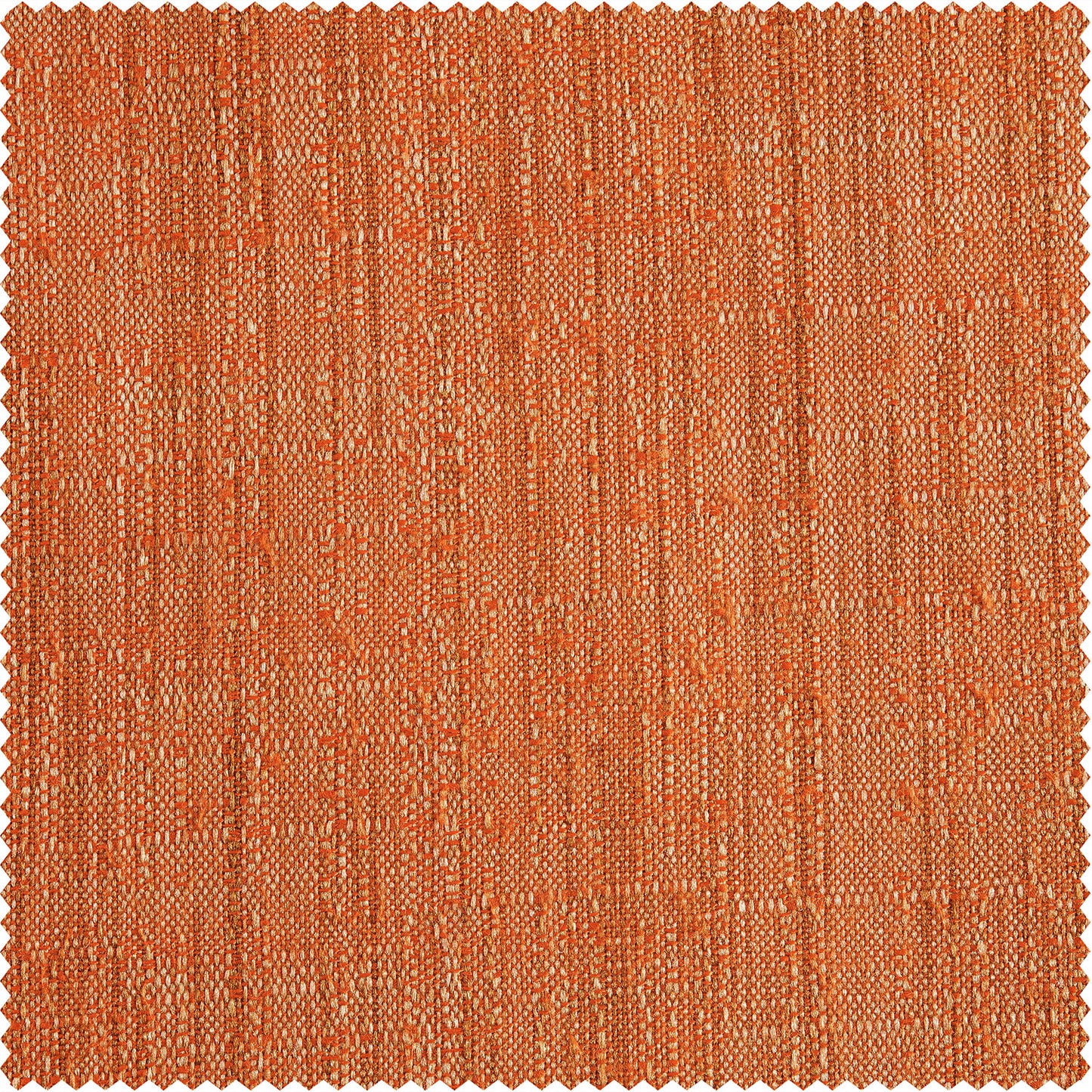 Orange Rustic Linen Weave Swatch