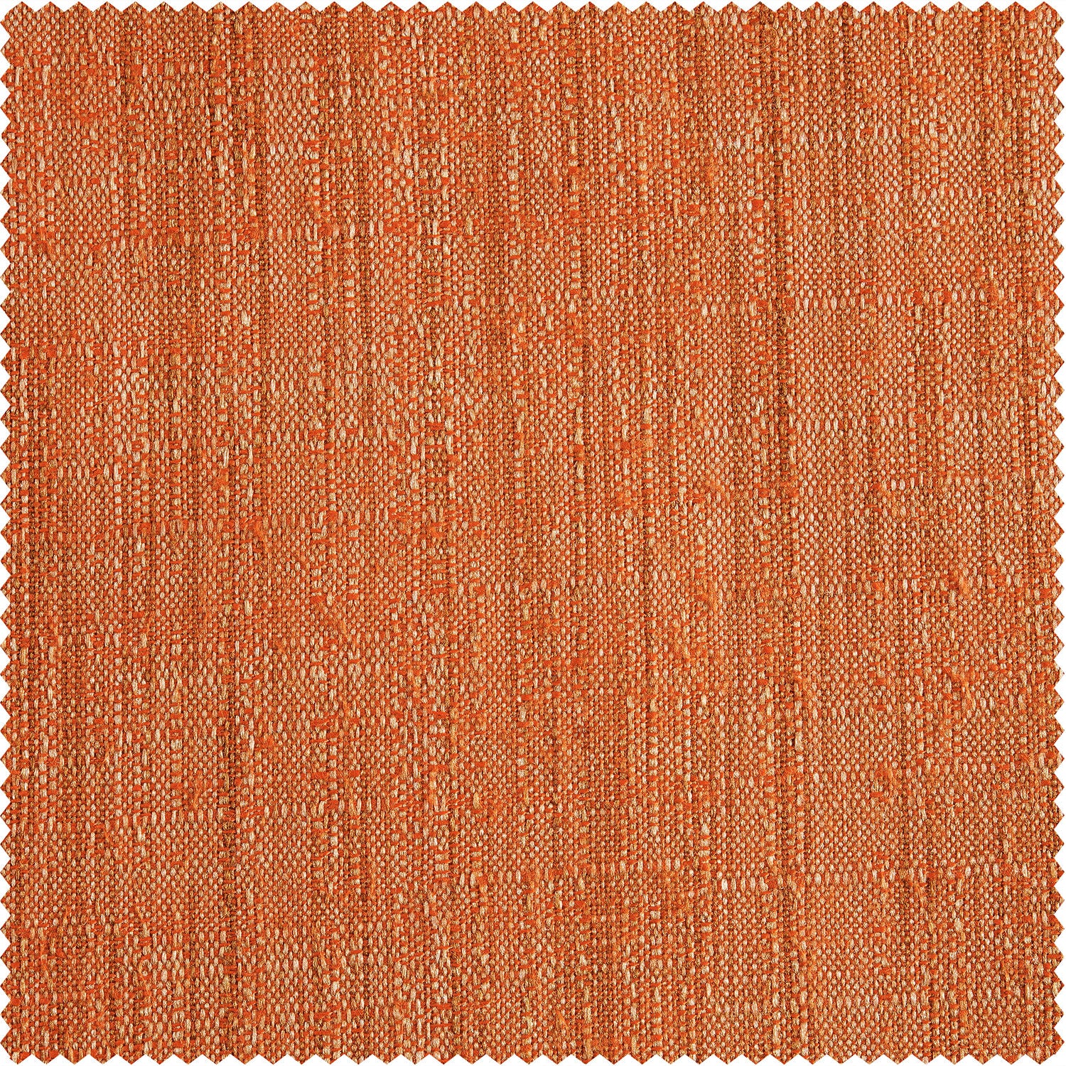 Orange Rustic Linen Weave Swatch
