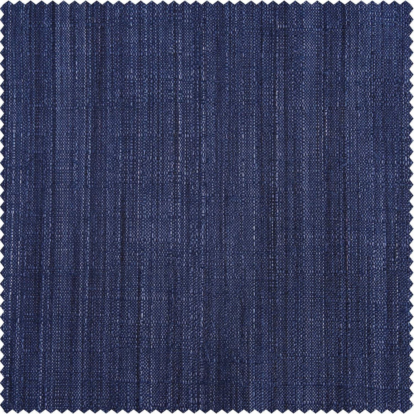 Ink Blue Rustic Linen Weave Swatch