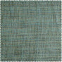 Teal Blue Raw Linen Weave Light Filtering Curtain Pair (2 Panels)