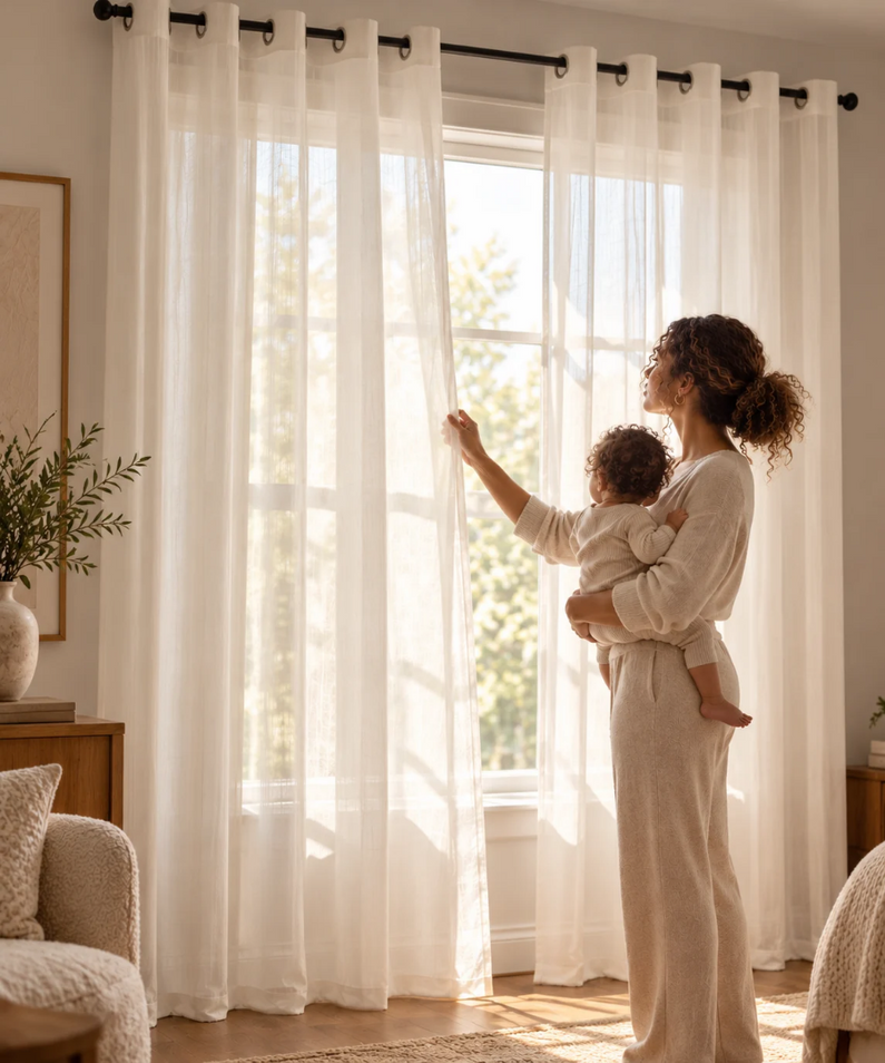 Sheer Curtains & Drapes
