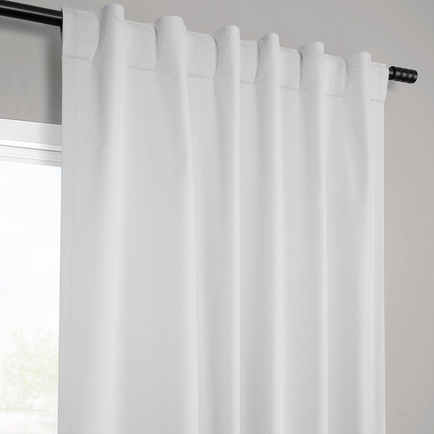 Off-White Vienna Basic Linen Blackout Curtain Pair (2 Panels)