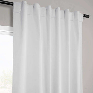 Off-White Vienna Basic Linen Blackout Curtain Pair (2 Panels)