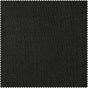 Black Vienna Basic Linen Blackout Curtain Pair (2 Panels)