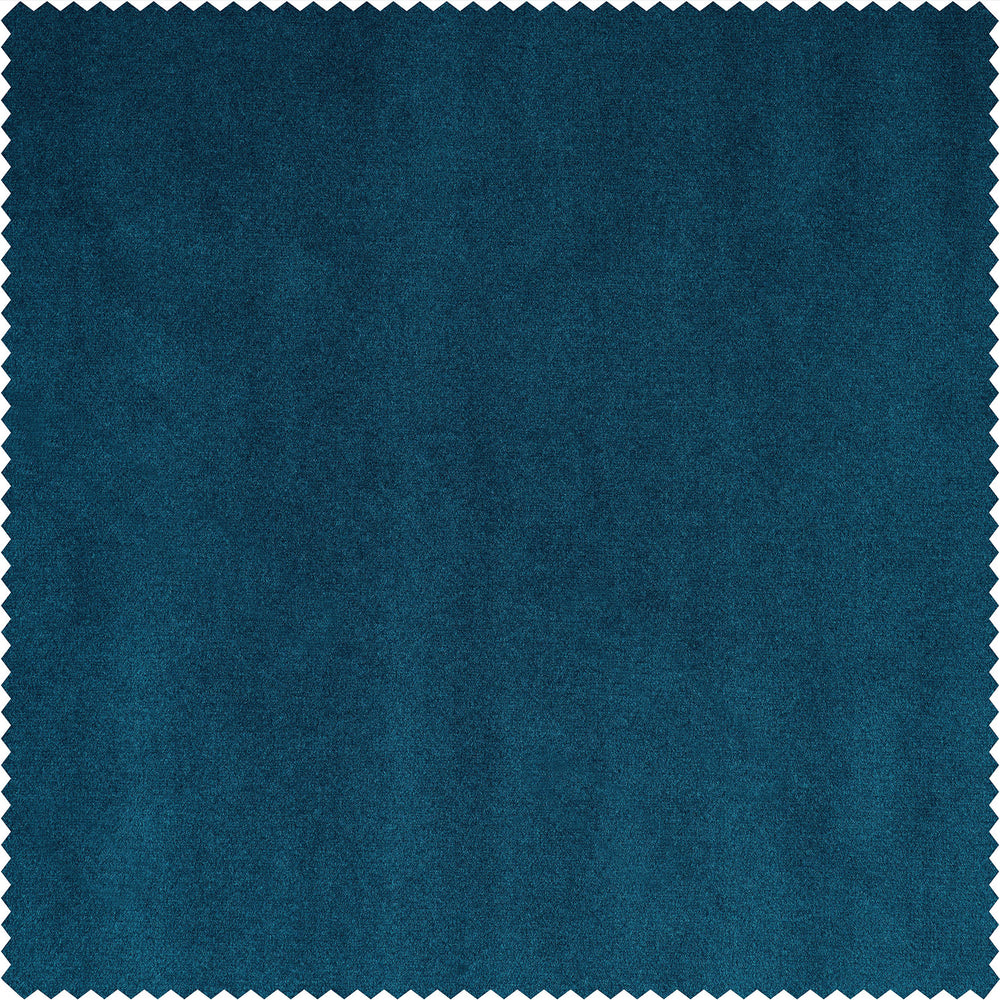 Americana Blue Urban Lush Velvet Custom Curtain