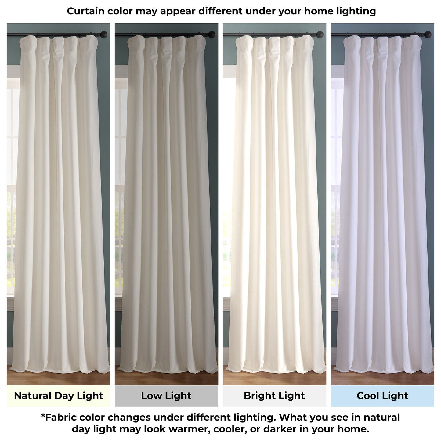 Lighthouse White Urban Lush Velvet Custom Curtain