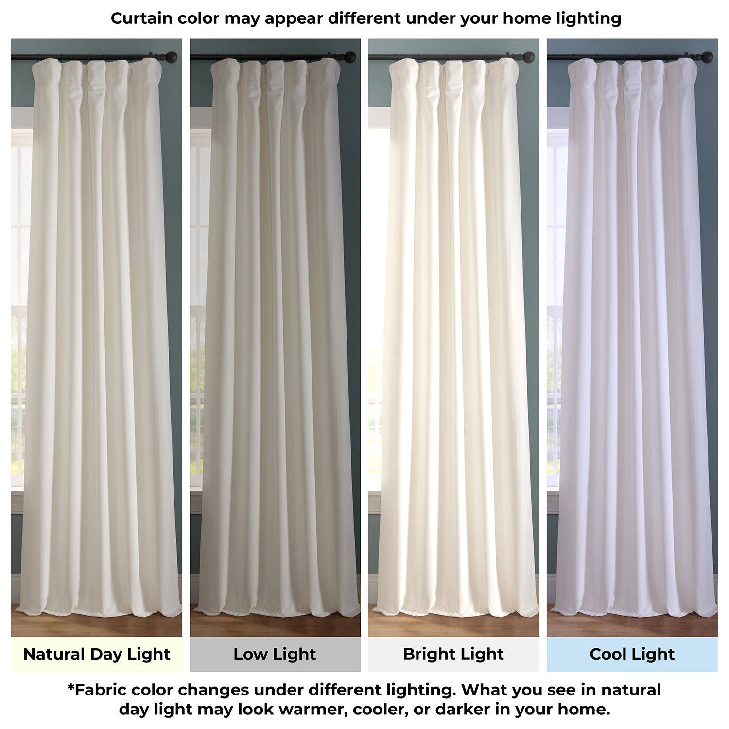 Lighthouse White Urban Lush Velvet Custom Curtain