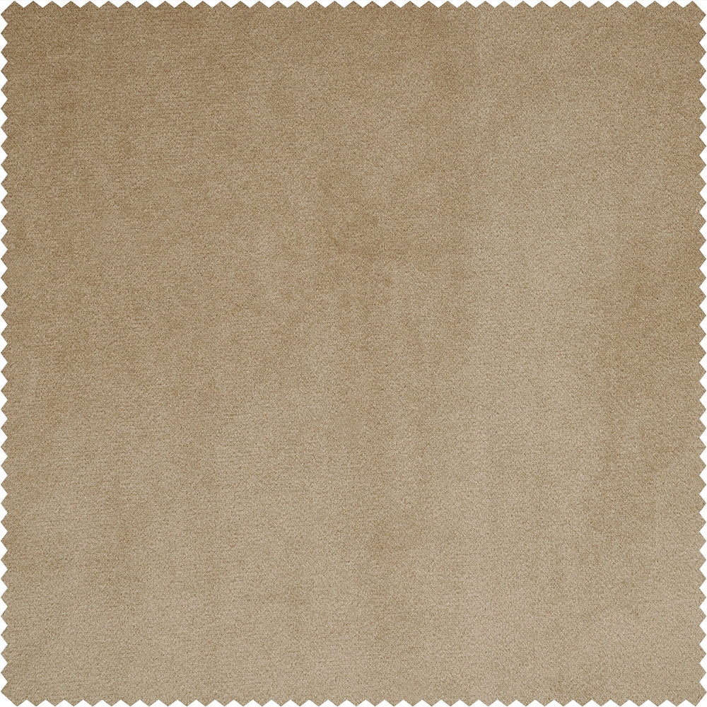 Harbor Beige Urban Lush Velvet Custom Curtain