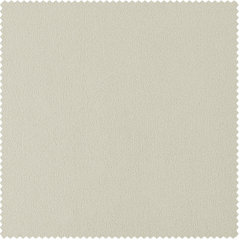 Porcelain White Signature Velvet Custom Curtain