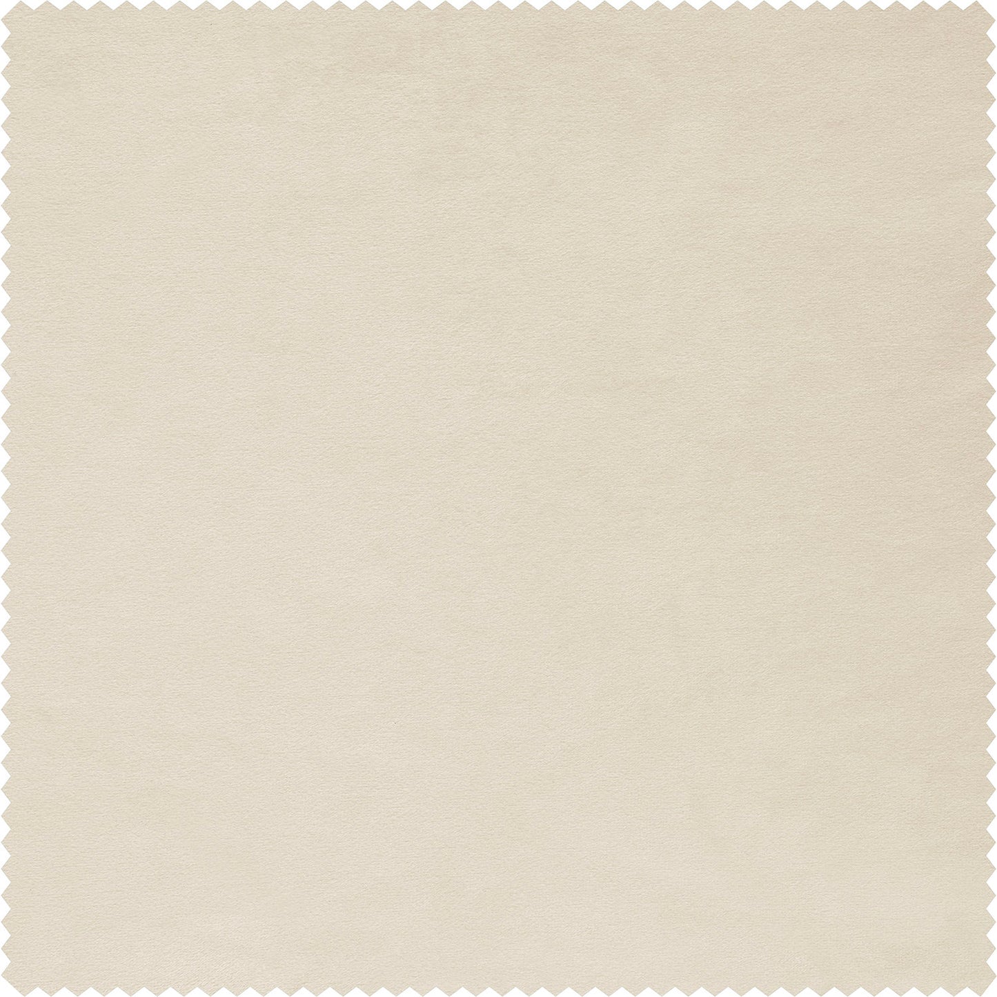 Alabaster Beige Signature Velvet Custom Curtain