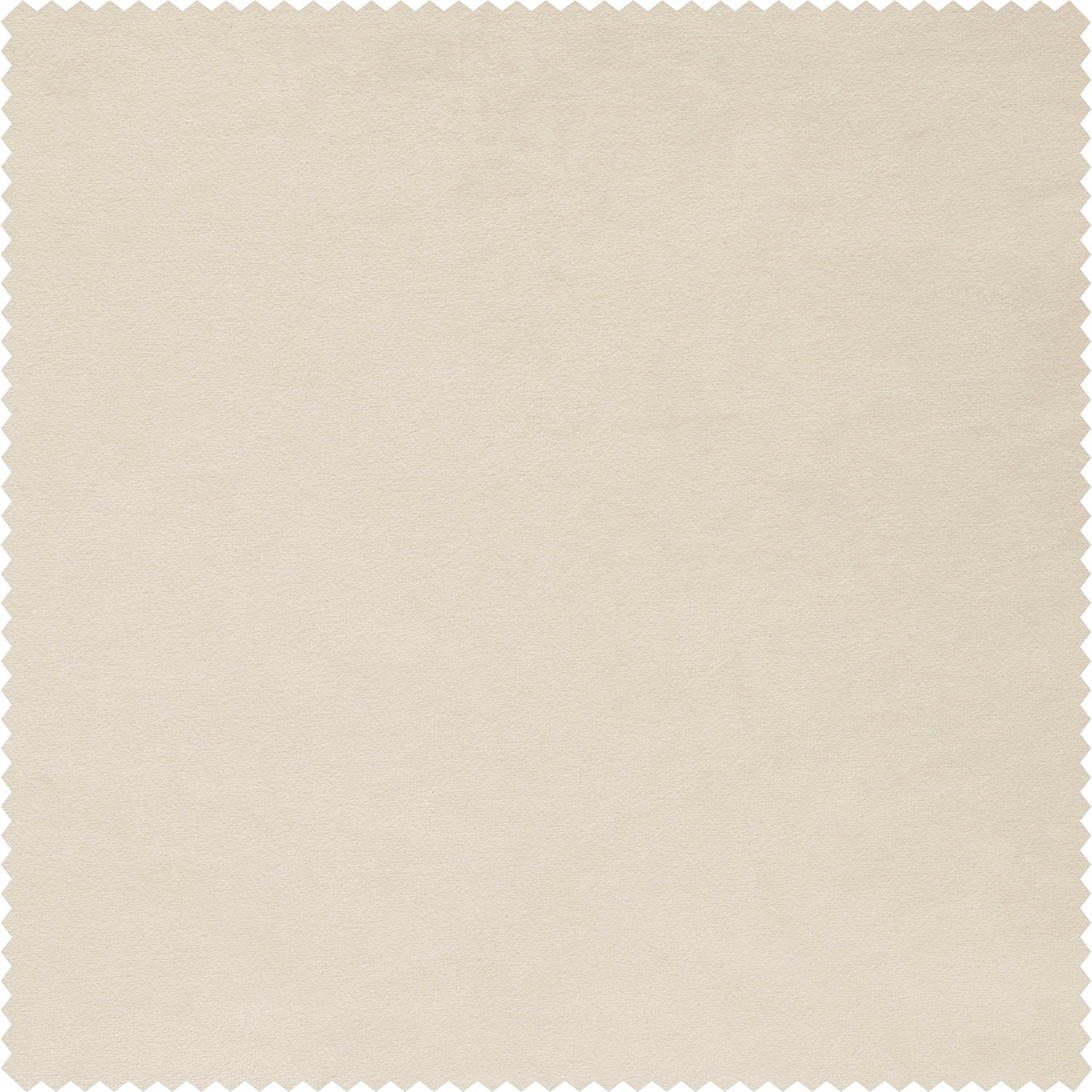 Alabaster Beige Signature Velvet Custom Curtain