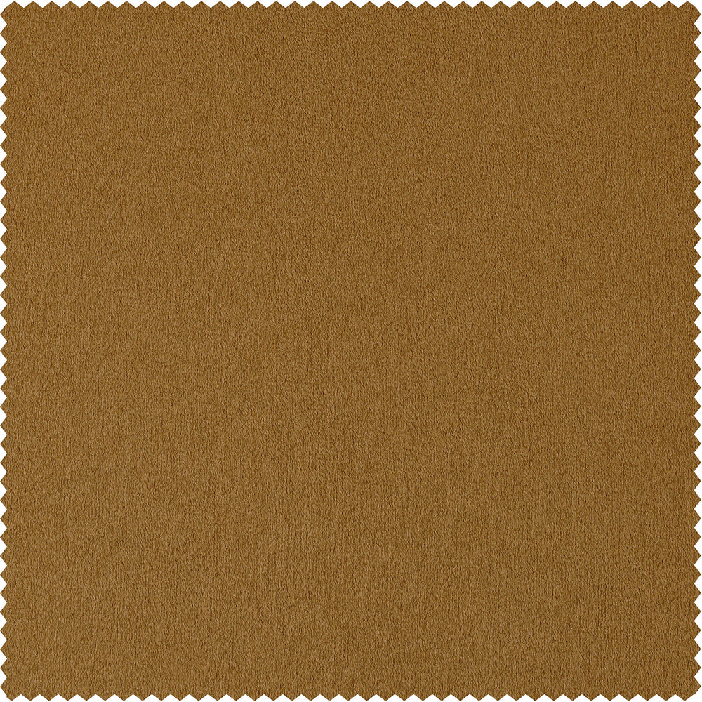 Amber Gold Signature Velvet Custom Curtain