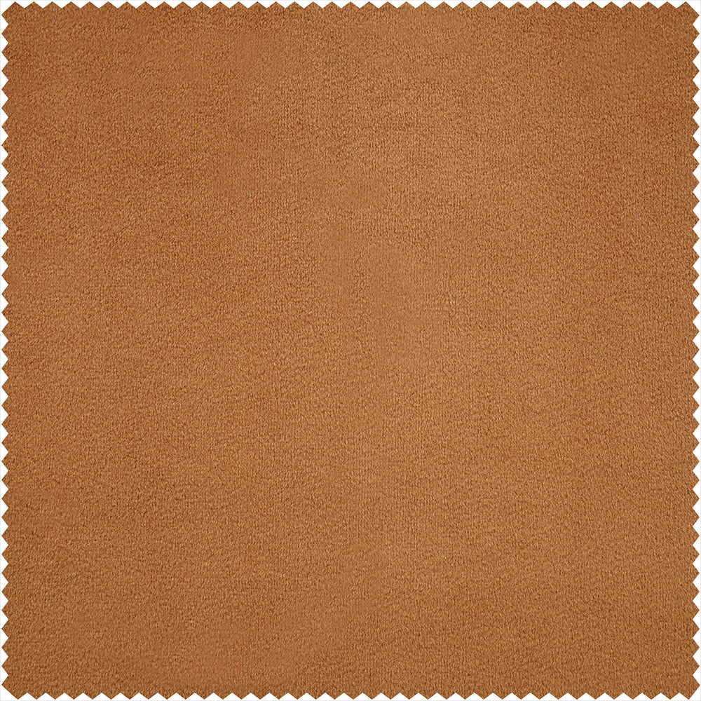 Amber Gold Signature Velvet Custom Curtain