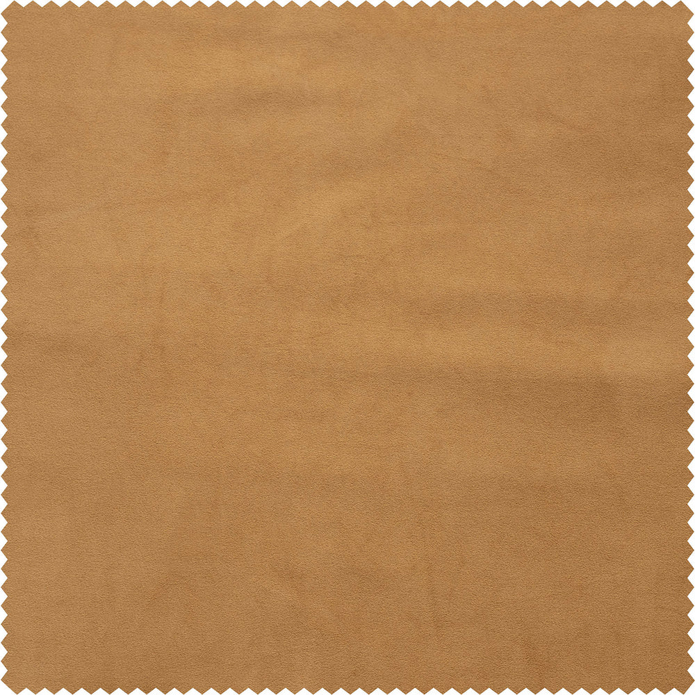 Amber Gold Signature Velvet Custom Curtain