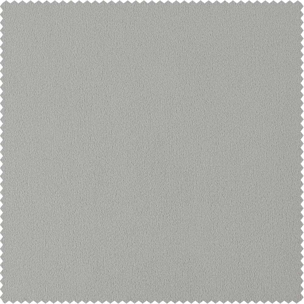 Reflection Grey Signature Velvet Custom Curtain