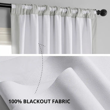 Reflection Grey Signature Velvet Blackout Curtain
