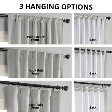 Reflection Grey Signature Velvet Blackout Curtain