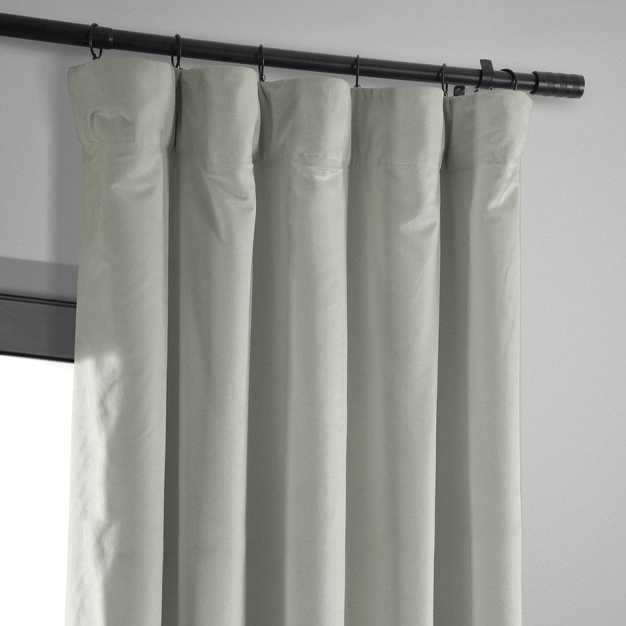 Reflection Grey Signature Velvet Blackout Curtain - HalfPriceDrapes.com
