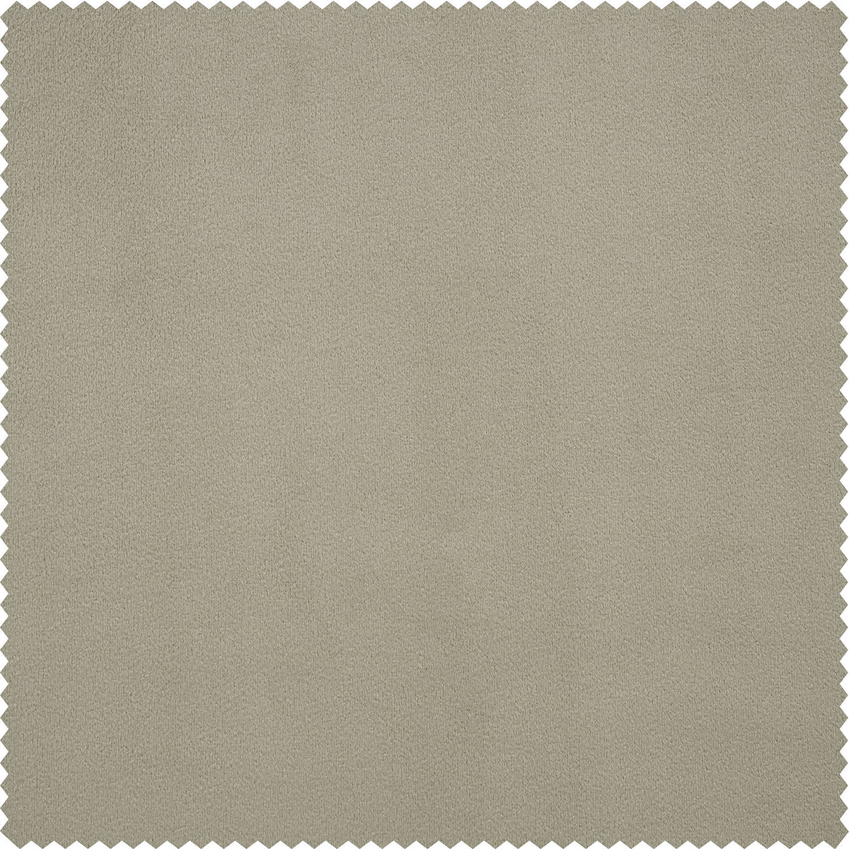 Cool Beige Signature Velvet Custom Curtain