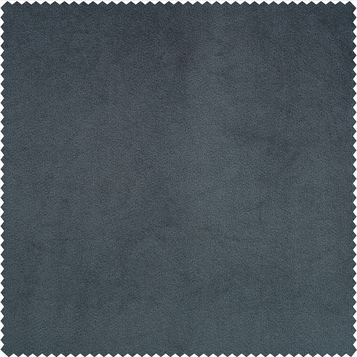 Distance Blue Grey Signature Velvet Custom Curtain