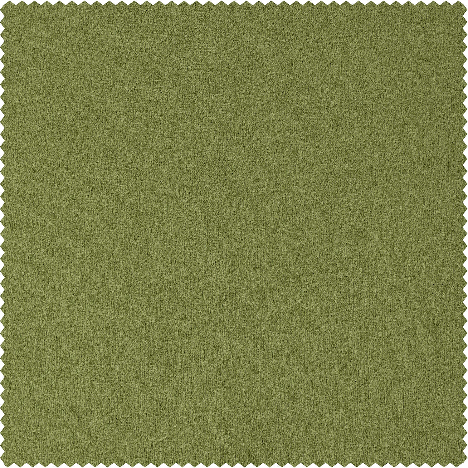 Basque Green Signature Velvet Custom Curtain