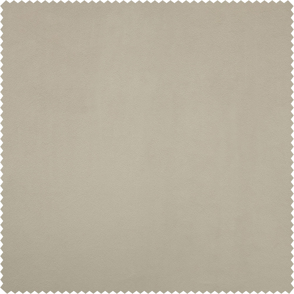 Neutral Ground Signature Velvet Custom Curtain