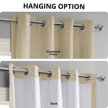 Neutral Ground Grommet Signature Velvet Blackout Curtain
