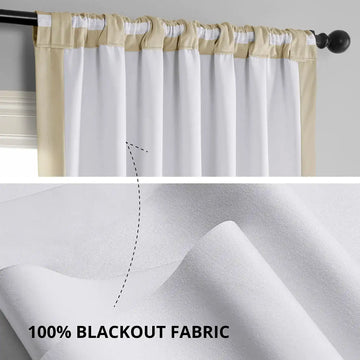 Neutral Ground Signature Velvet Blackout Curtain
