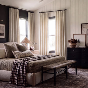 Neutral Ground Signature Velvet Custom Curtain