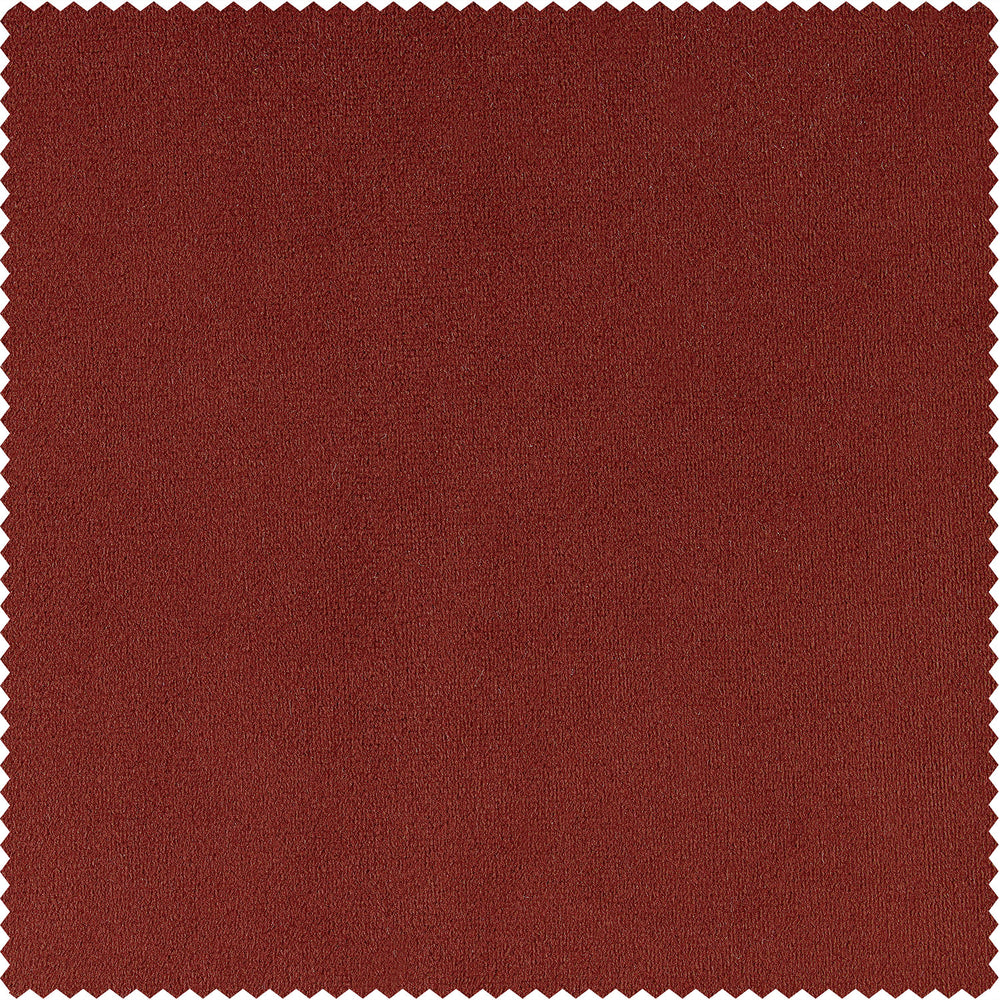 Crimson Rust Signature Velvet Custom Curtain