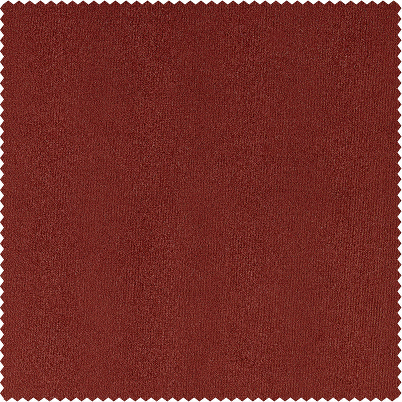Crimson Rust Signature Velvet Custom Curtain