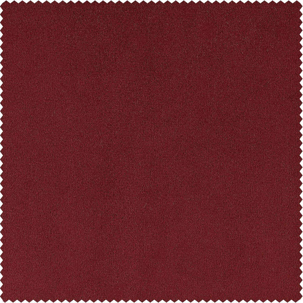 Moroccan Red Signature Velvet Custom Curtain