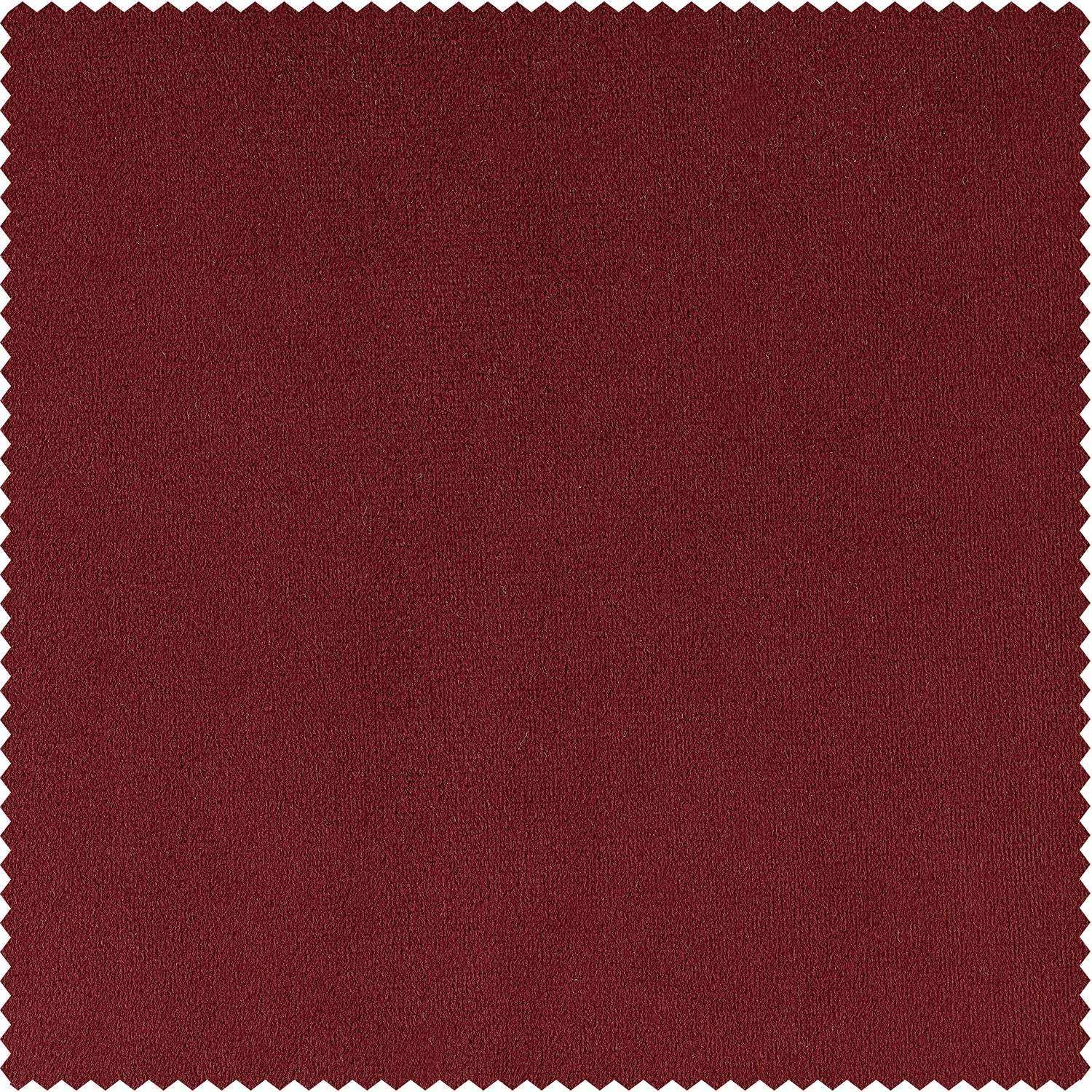 Moroccan Red Signature Velvet Custom Curtain