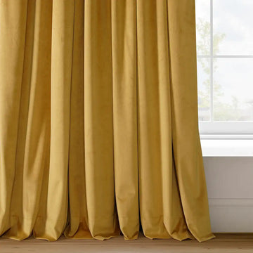 Fool's Gold Signature Velvet Custom Curtain