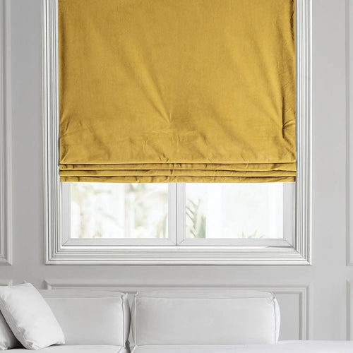 Fool's Gold Signature Velvet Roman Shade