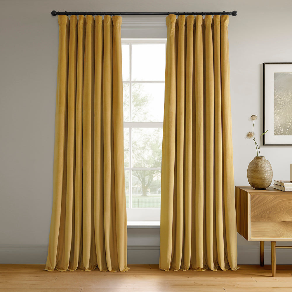 Fool's Gold Signature Velvet Blackout Curtain
