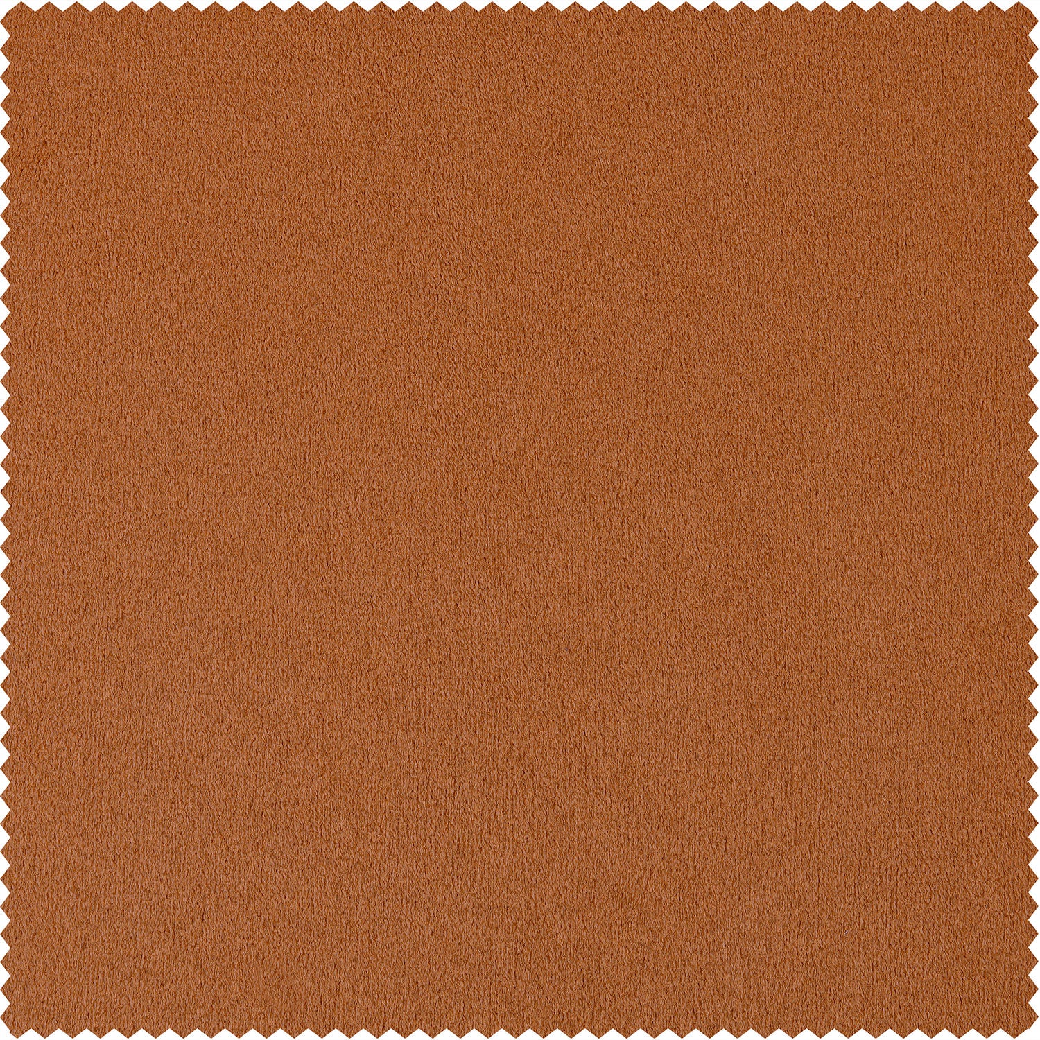 Burnt Pumpkin Signature Velvet Custom Curtain