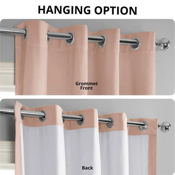 Rosey Dawn Grommet Signature Velvet Blackout Curtain