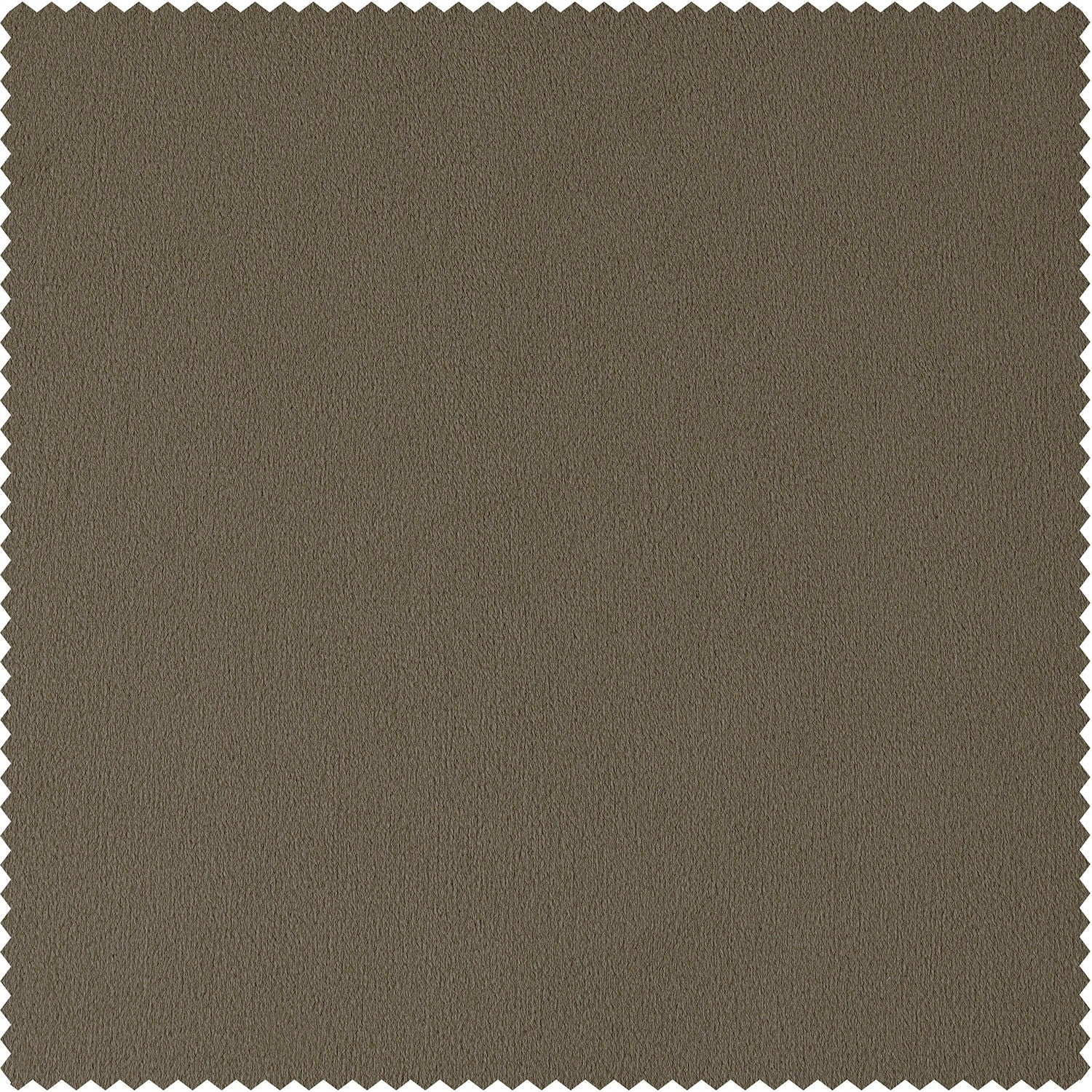 Denver Taupe Signature Velvet Custom Curtain