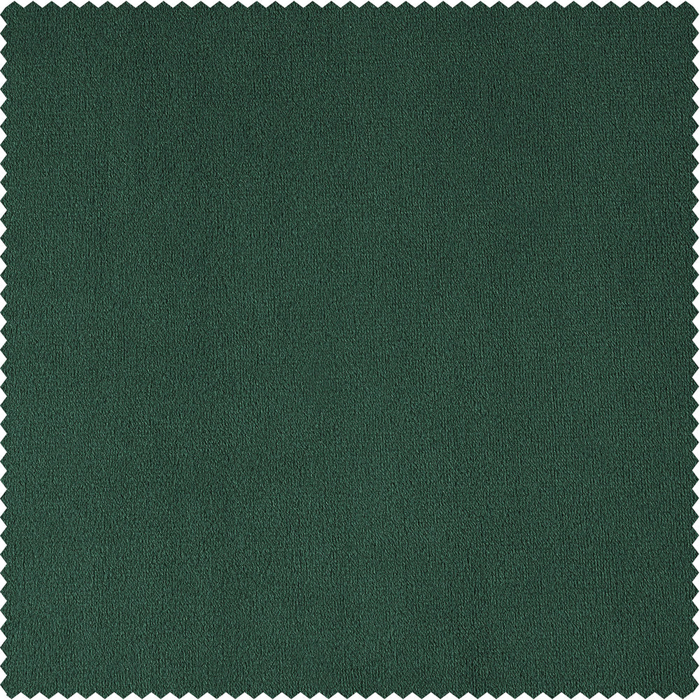 Blackforest Green Signature Velvet Custom Curtain