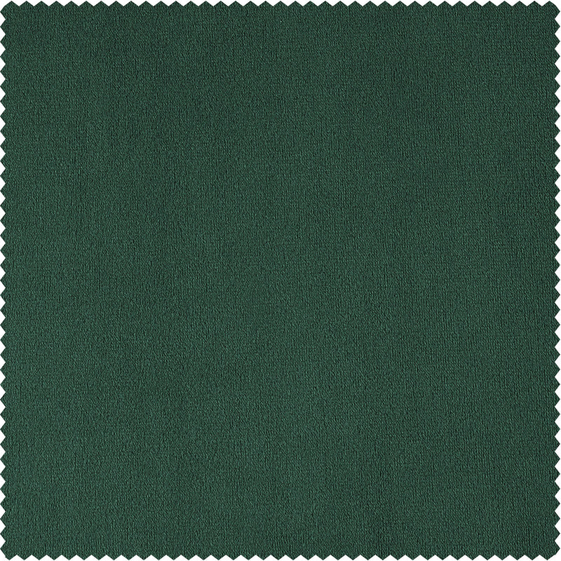 Blackforest Green Signature Velvet Custom Curtain