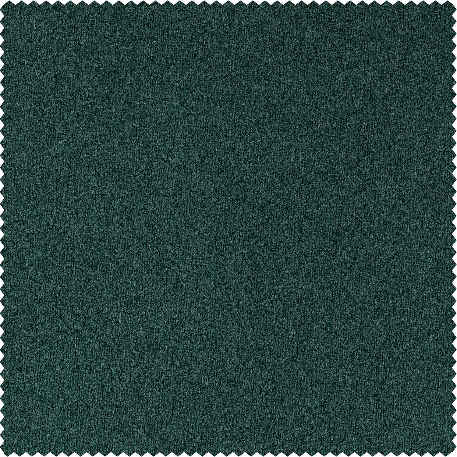 Blackforest Green Signature Velvet Custom Curtain