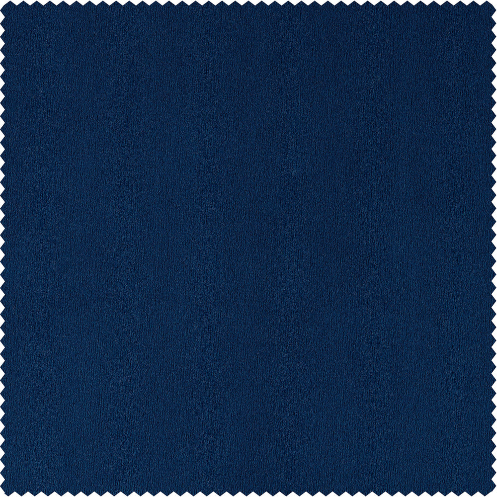Union Blue Signature Velvet Custom Curtain